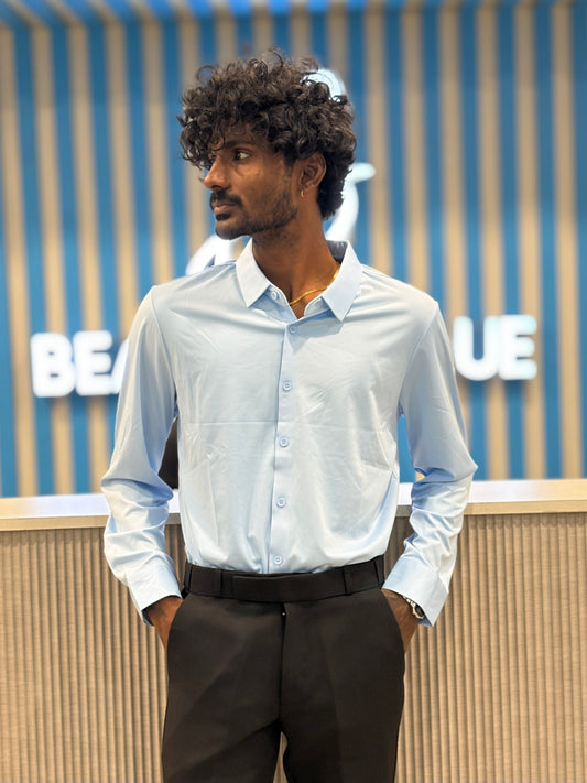 Light Blue Stitchless Shirt