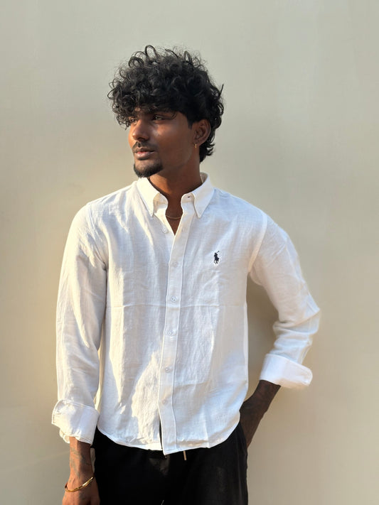 White Linen Shirt