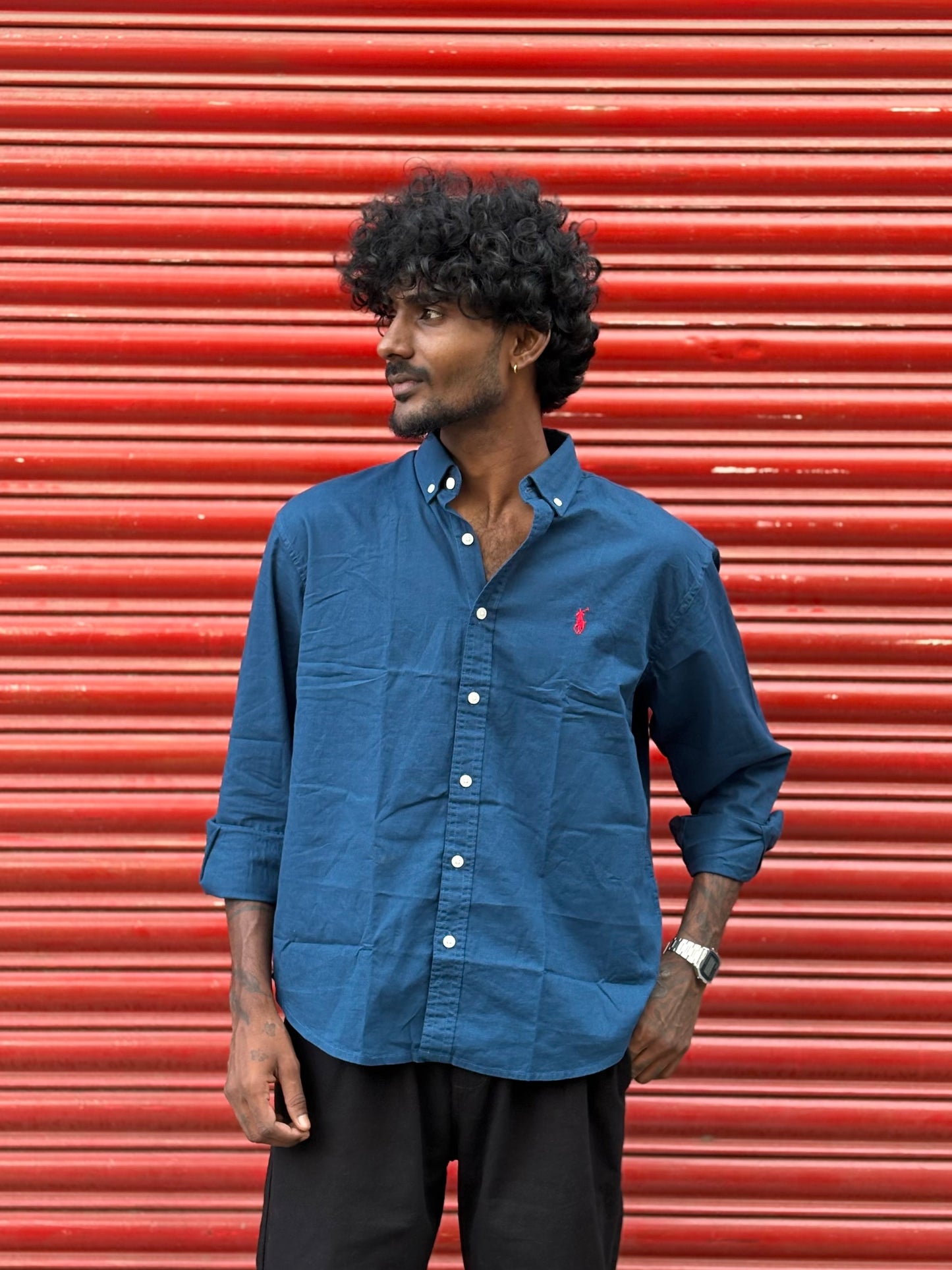 Blue Linen Shirt