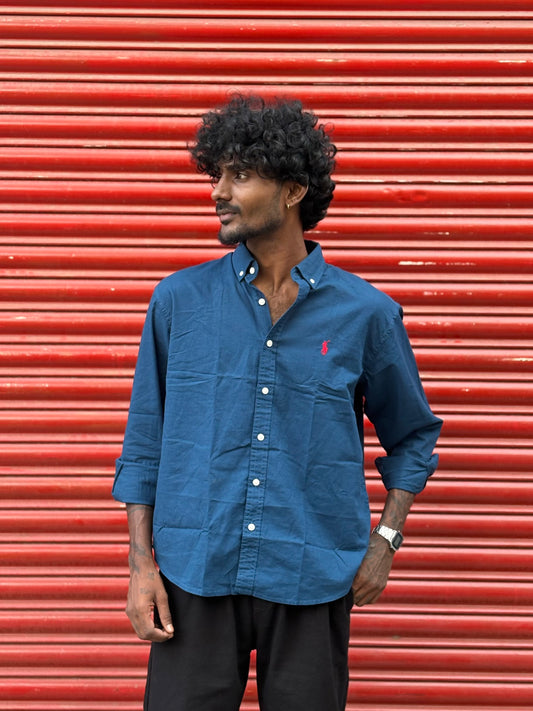 Blue Linen Shirt