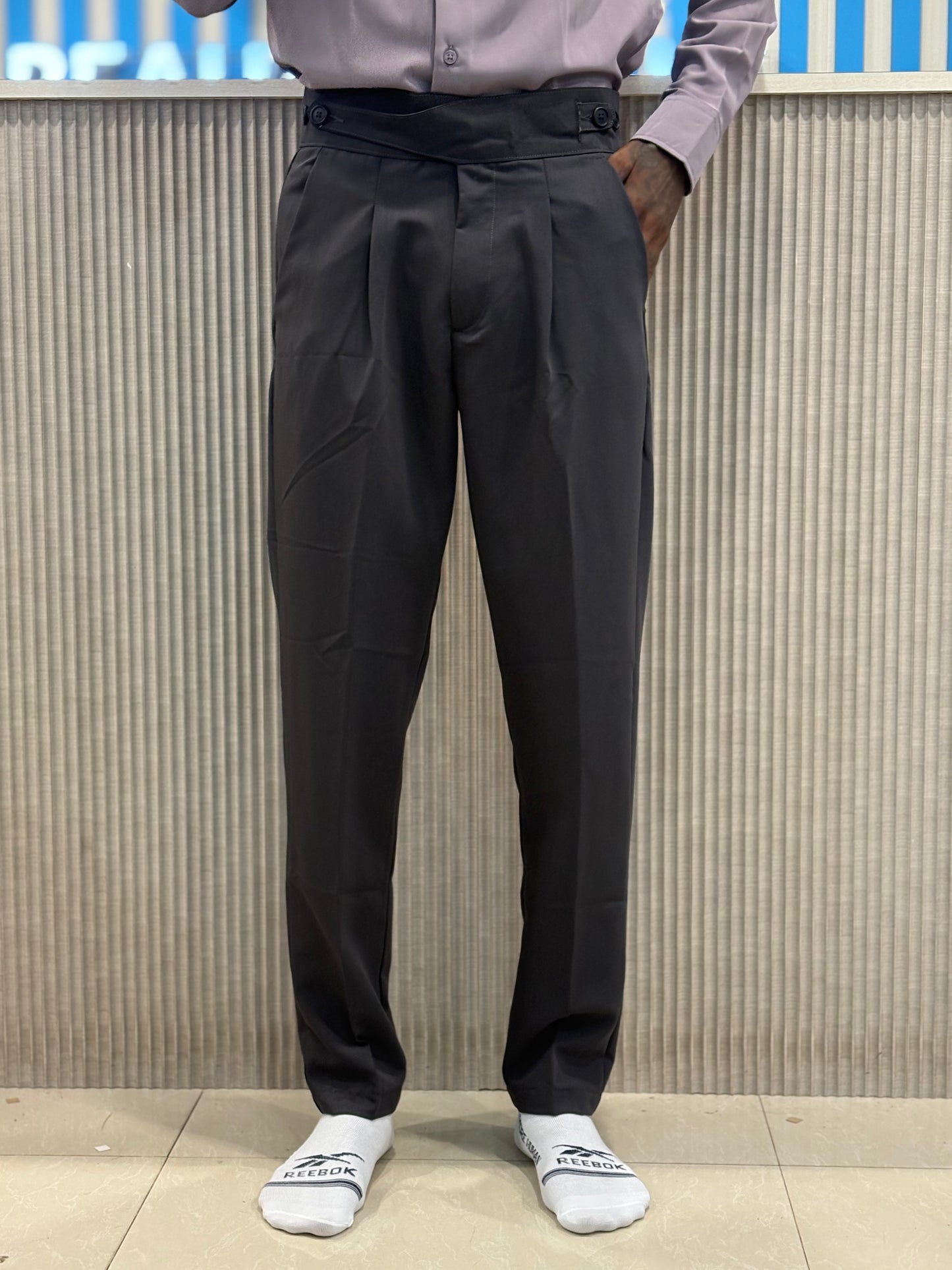 Dark Grey Gurkha Pant