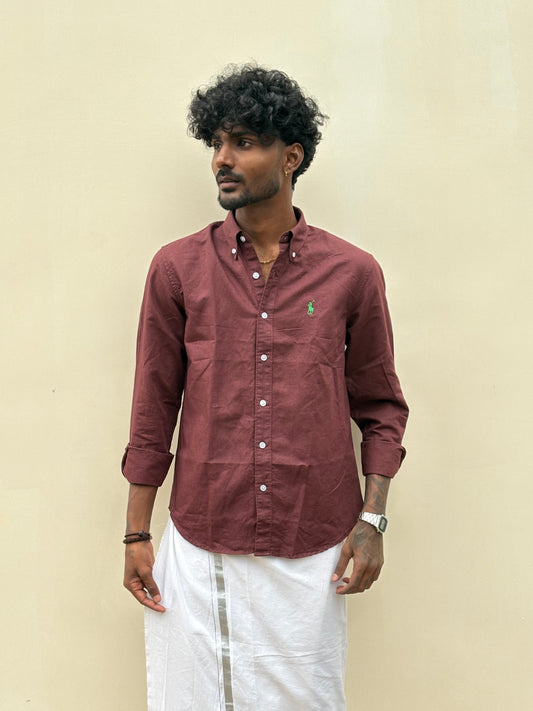 Brown Linen Shirt