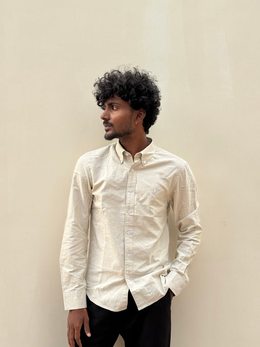 Beige Cotton Shirt
