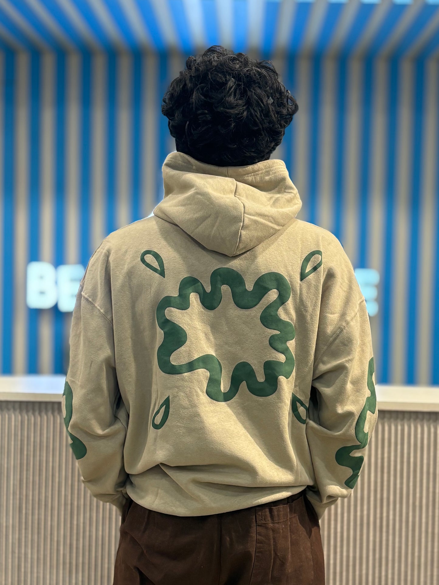 Green Oversized Hoodie