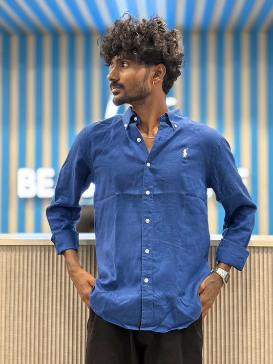 Blue Linen Shirt