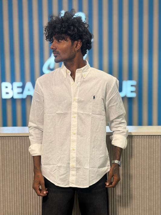 White Linen Shirt