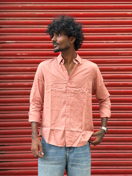 Pink Linen Shirt