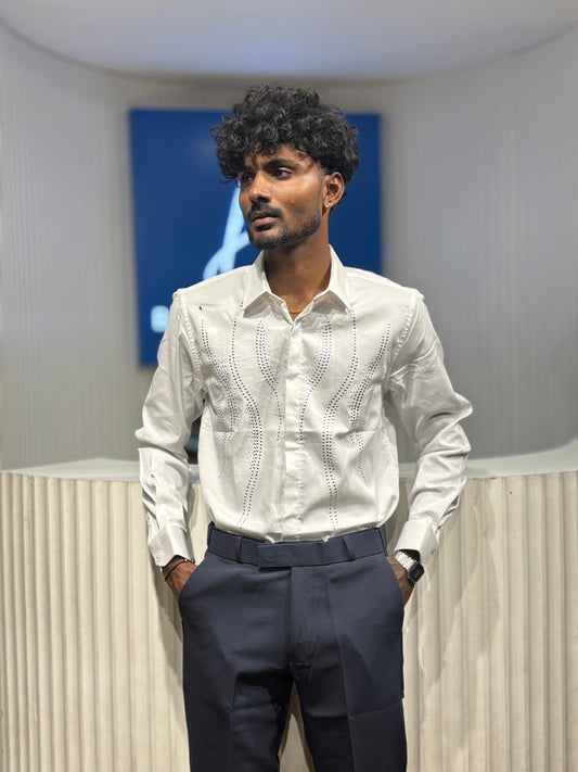 White Designer Shirt
