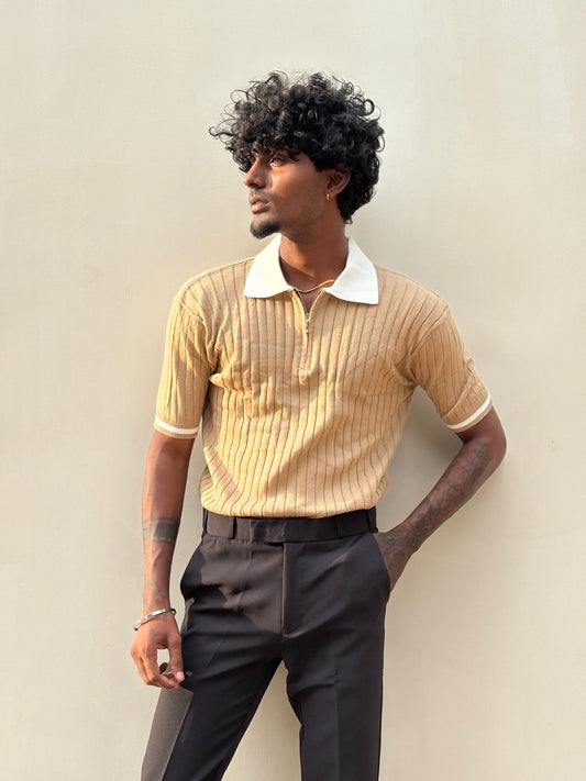 Beige Polo Tshirt