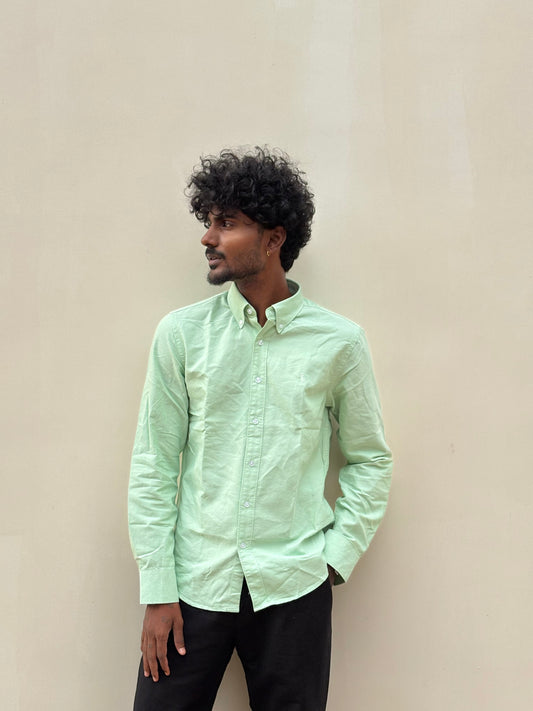 Light Green Cotton Shirt