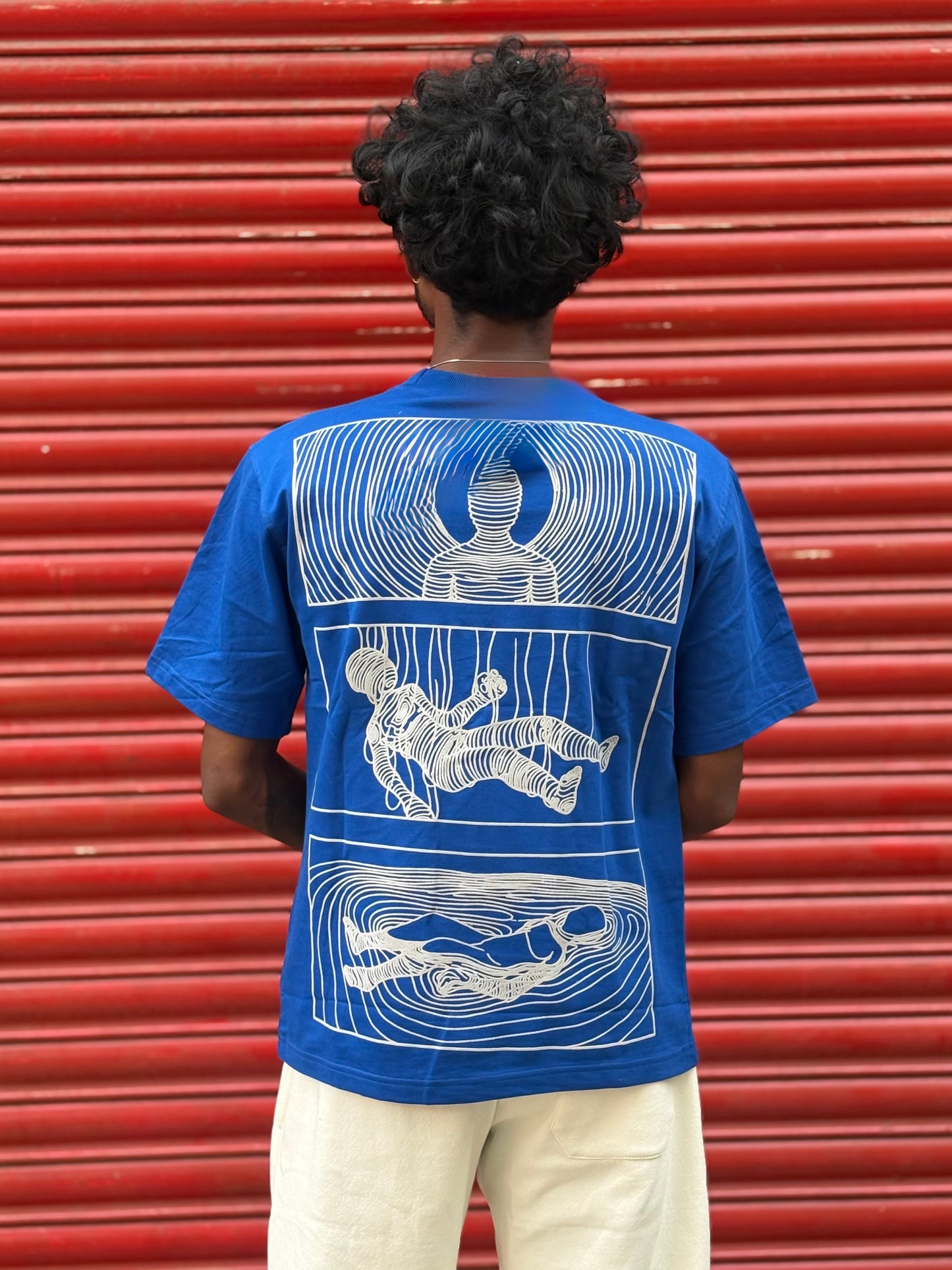 Blue Oversized Tshirt