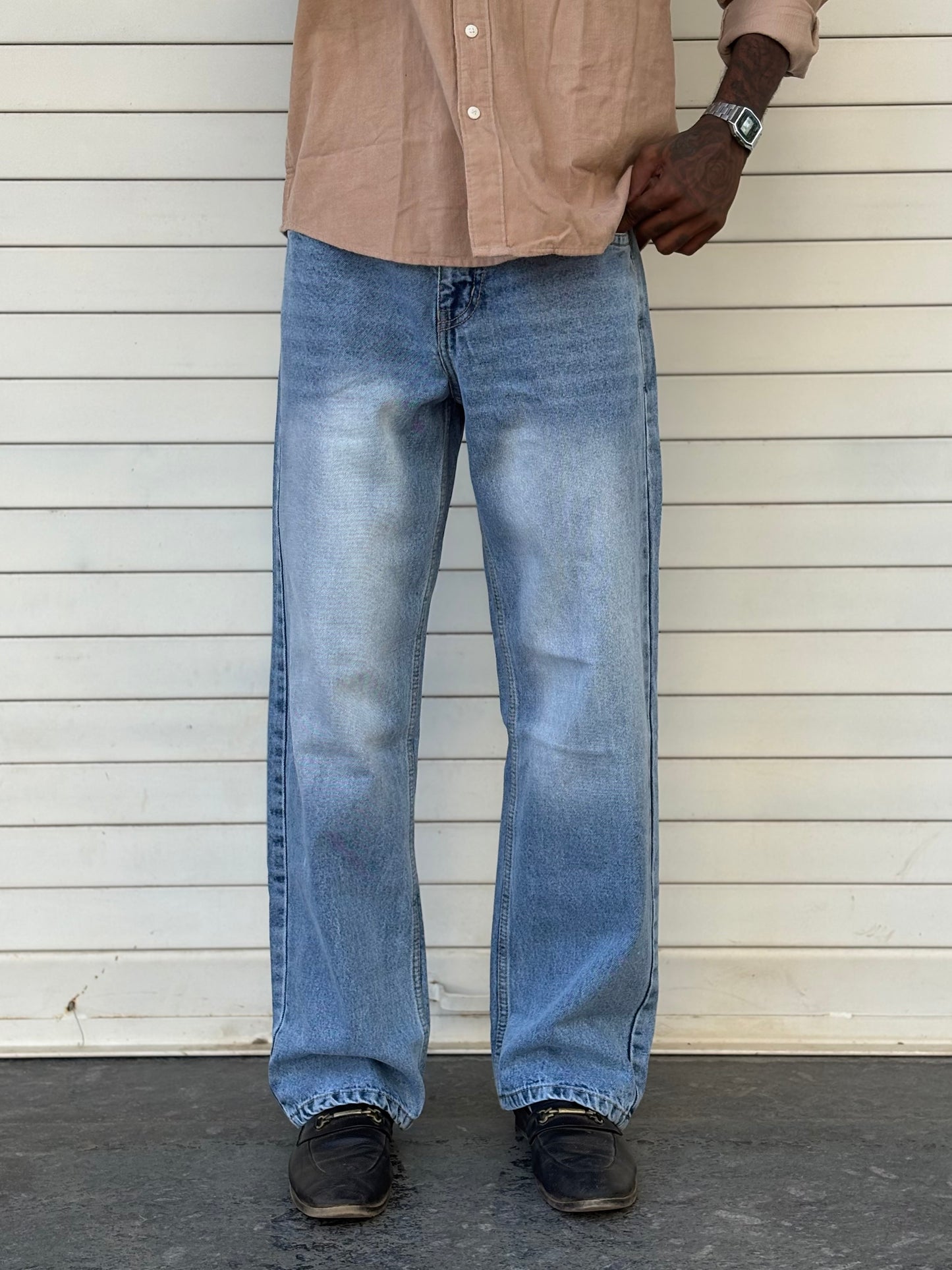 Light Blue Baggy Jeans