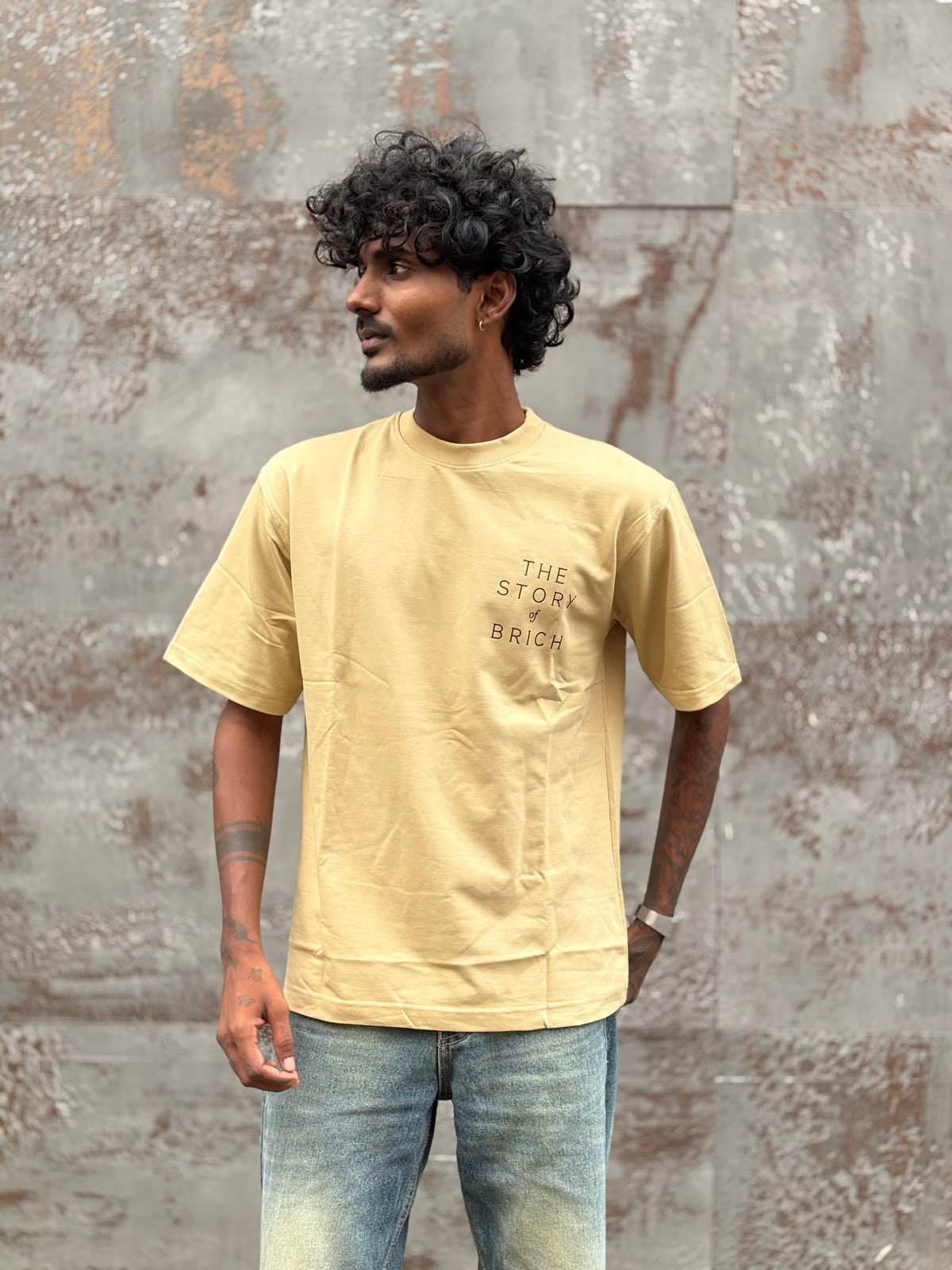 Beige Oversized Tshirt