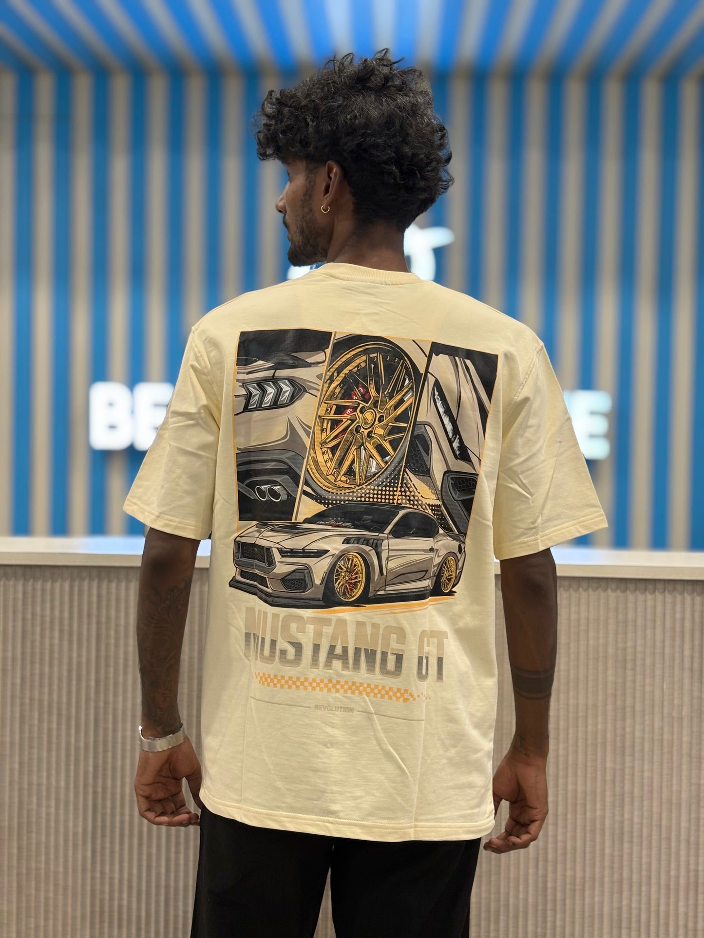 Light Yellow Oversized Tshirt