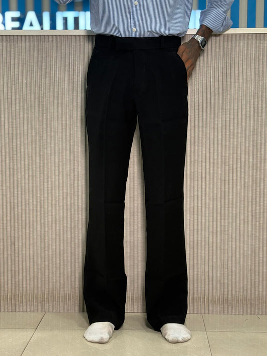 Black Bootcut Formal Pants