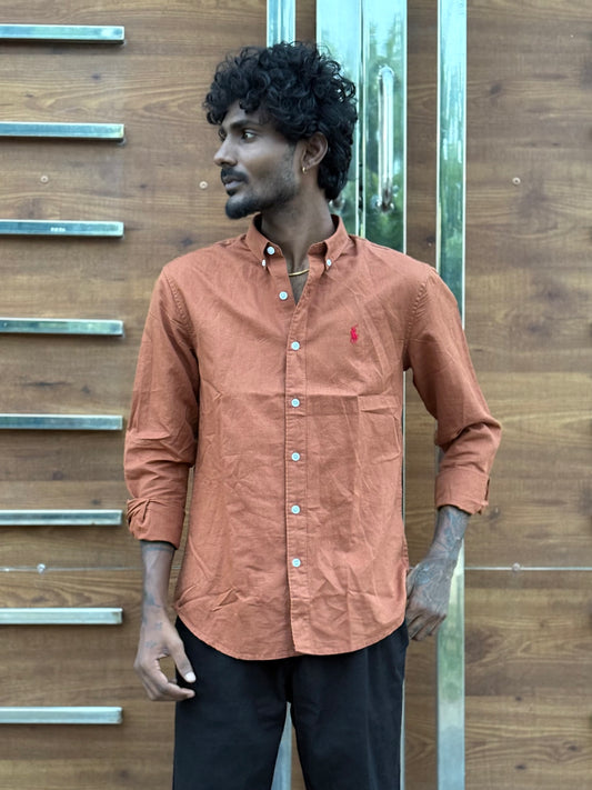 Brown Linen Shirt