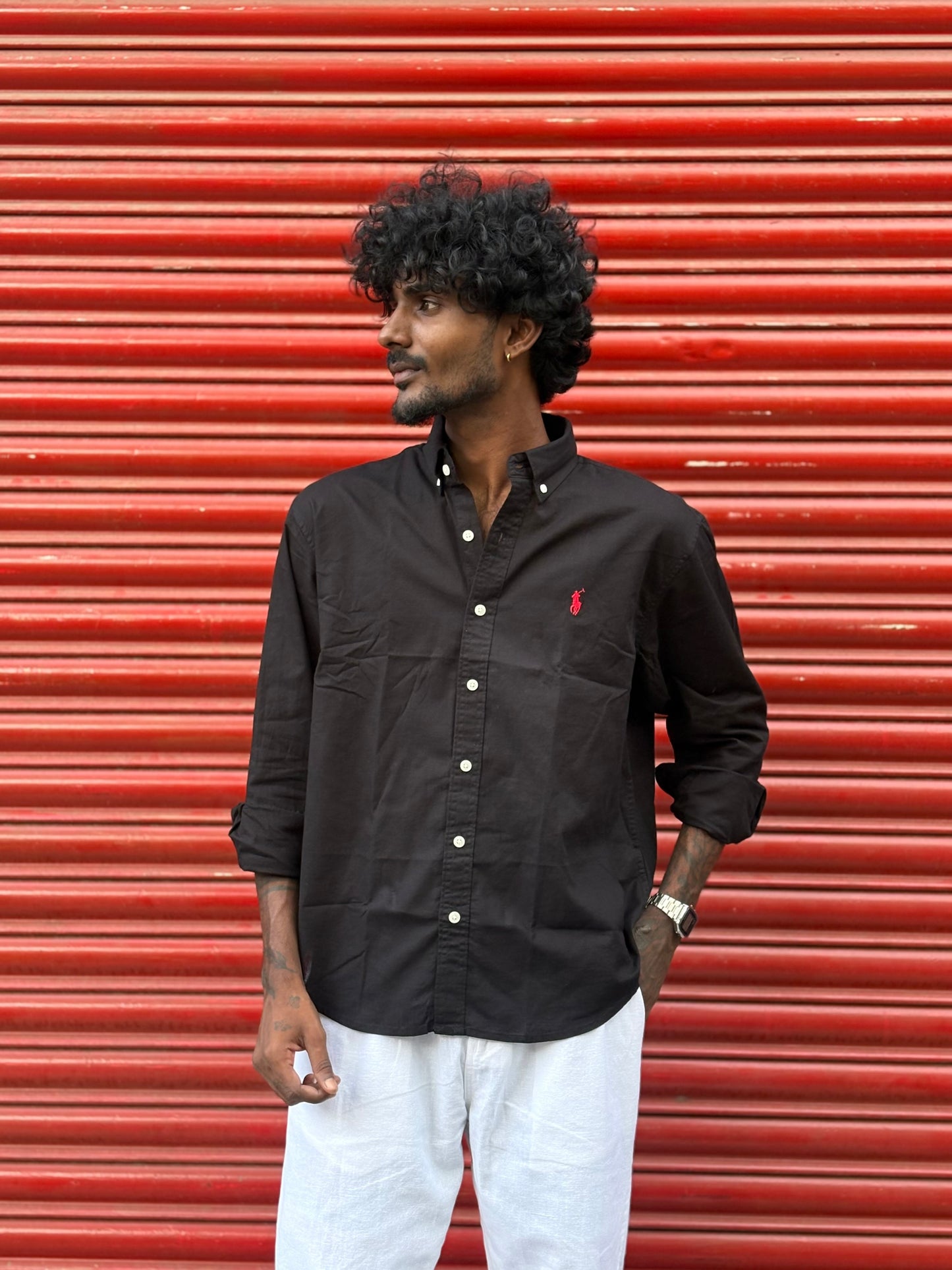Black Linen Shirt