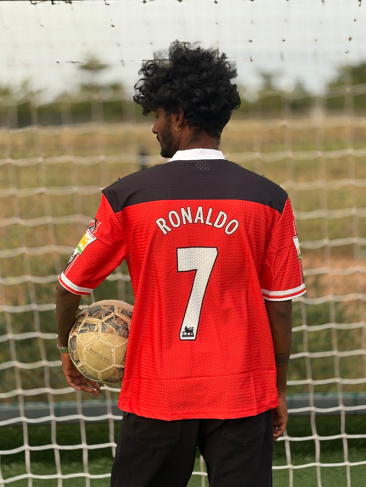 Manchester United X Ronaldo Retro Oversized Jersey