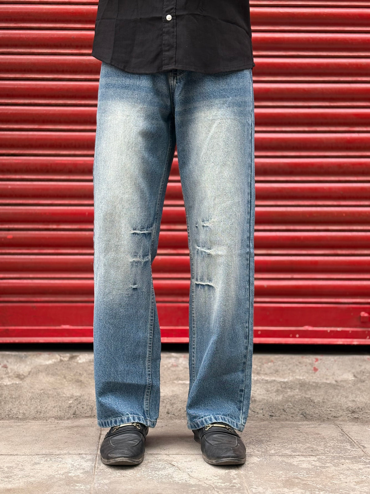 Light Blue Baggy Jeans