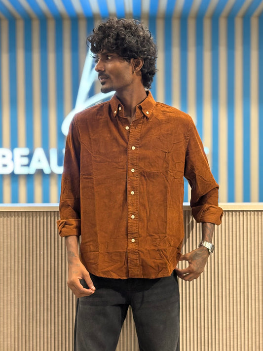 Brown Corduroy Shirt