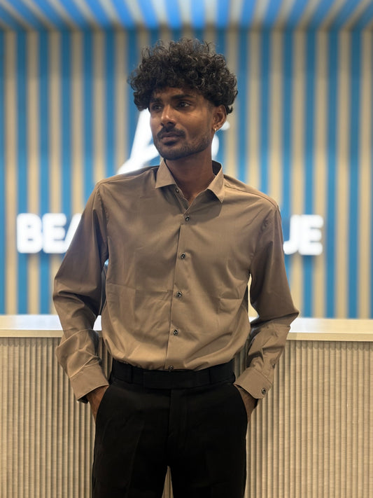 Brown Liquid Shirt