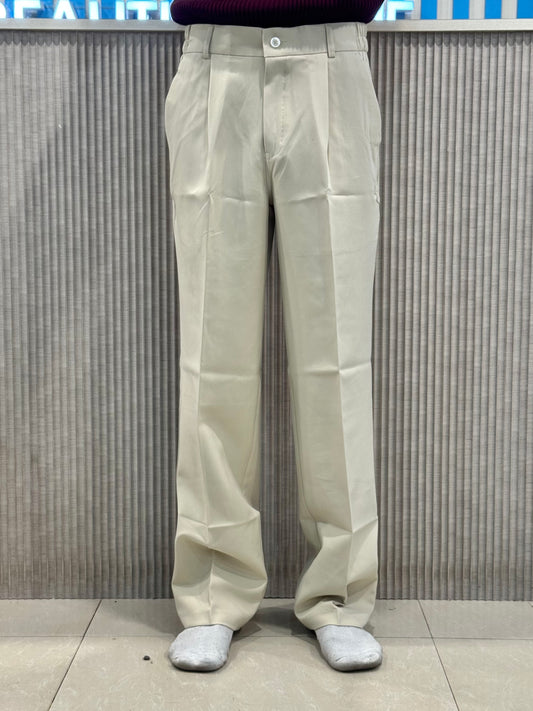 Beige Korean Pants