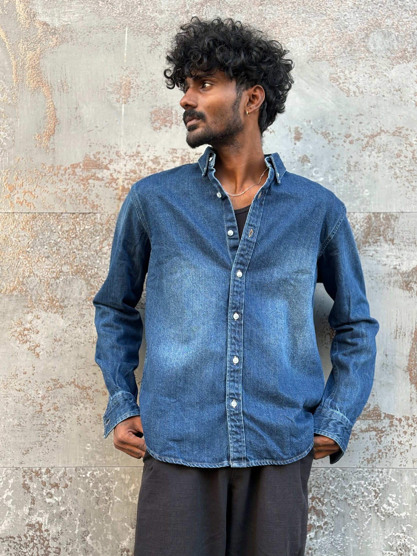 Blue Denim Shirt