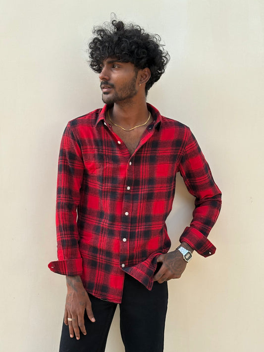 Red And Black Flannel Shirt