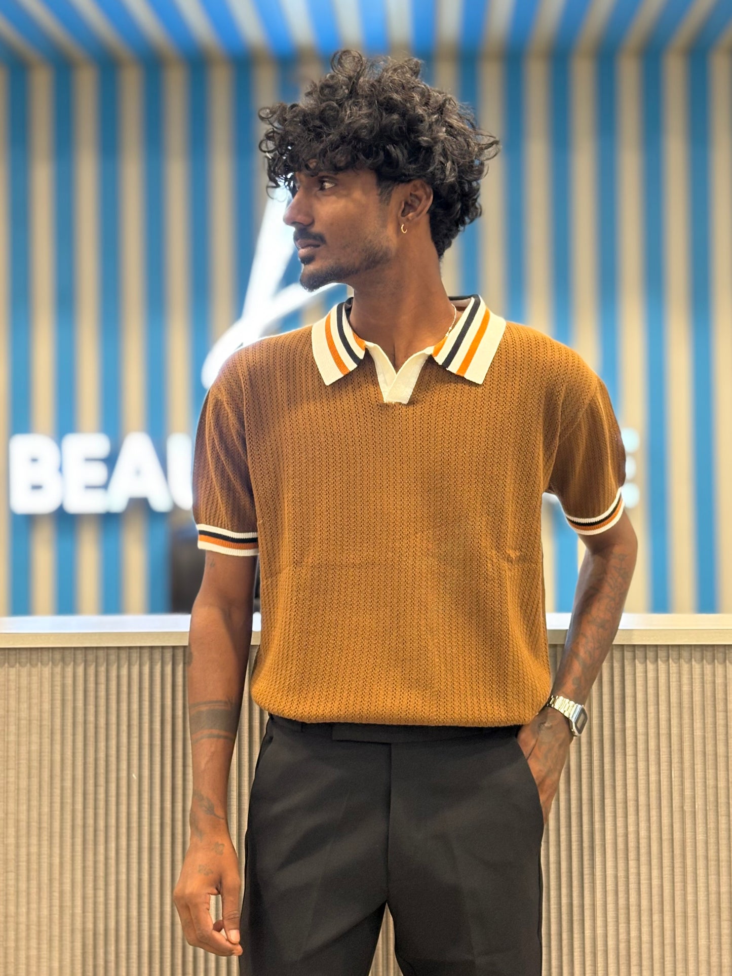 Brown Polo Tshirt