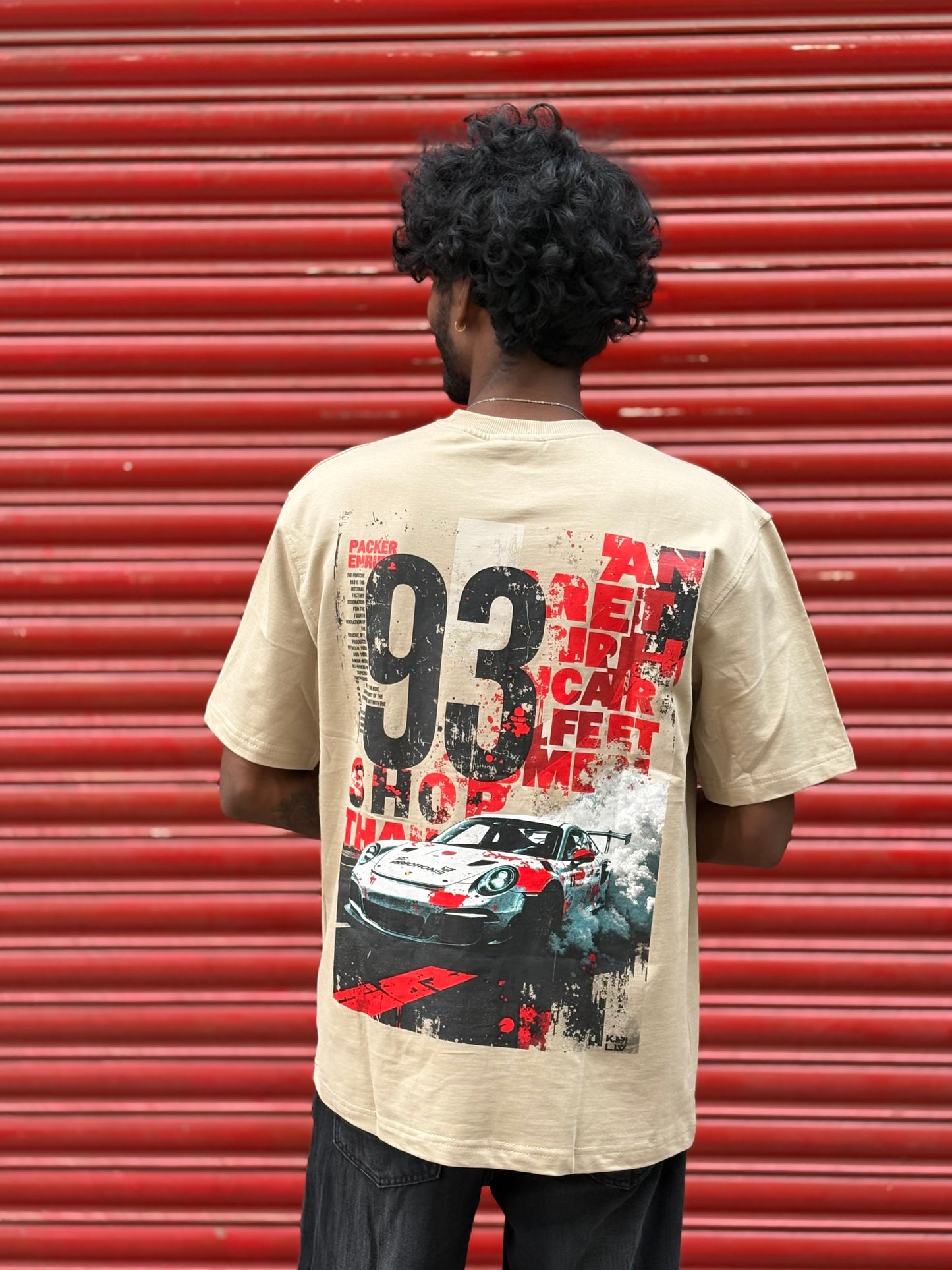 Beige Oversized Tshirt
