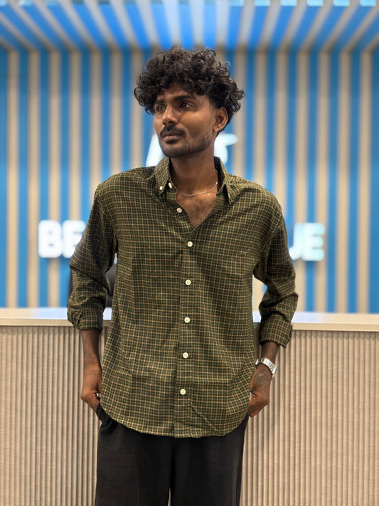 Green Flannel Shirt