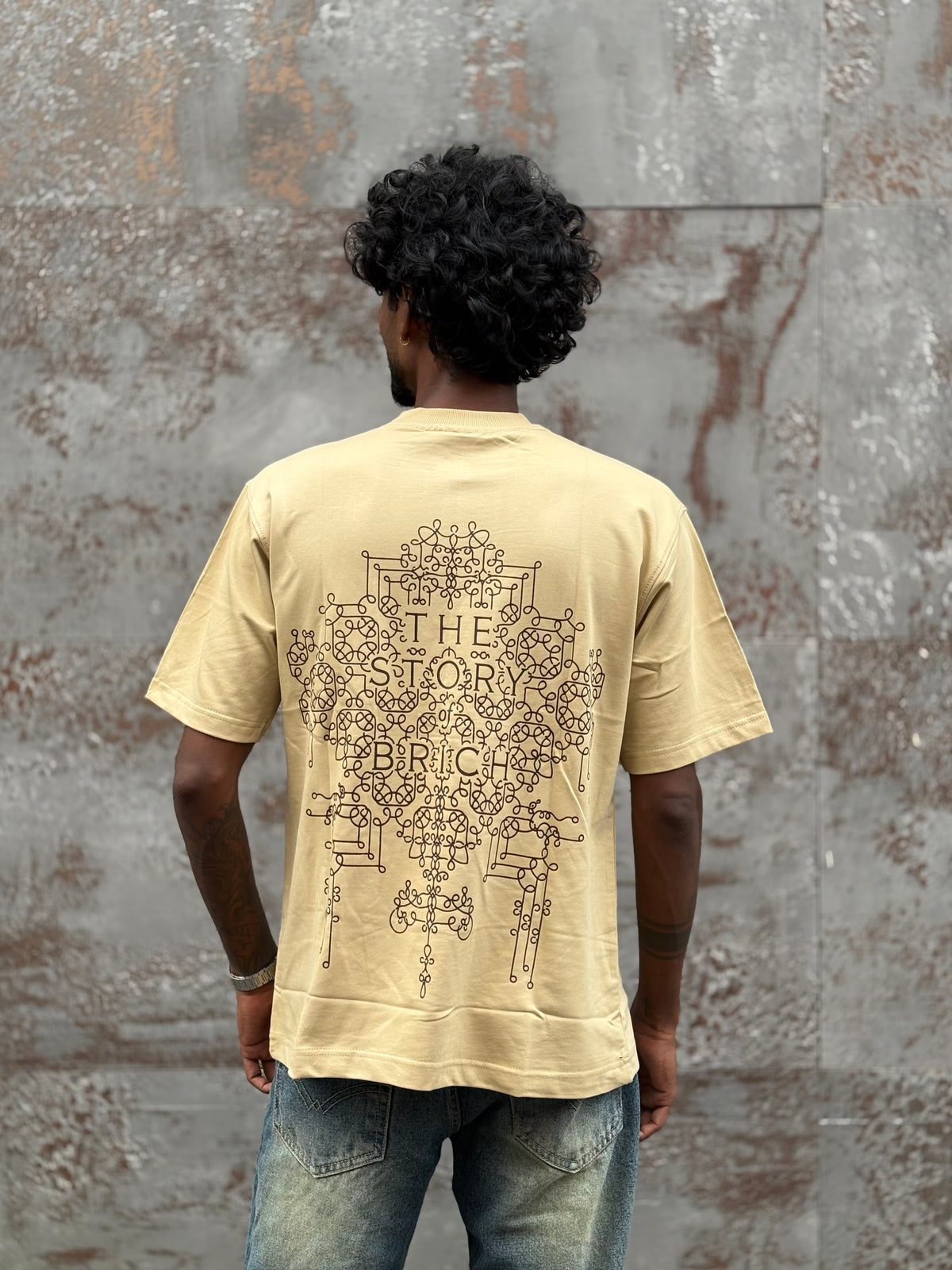 Beige Oversized Tshirt