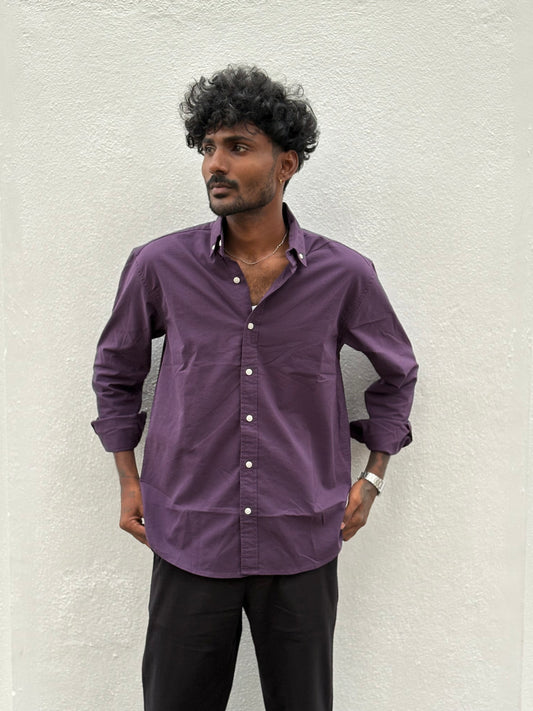 Purple Linen Shirt