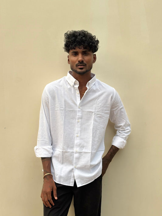 White Linen Shirt