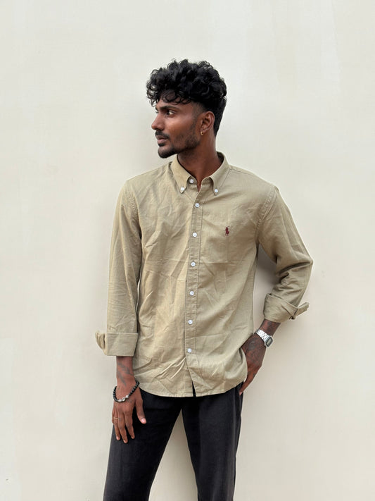 Green Linen Shirt