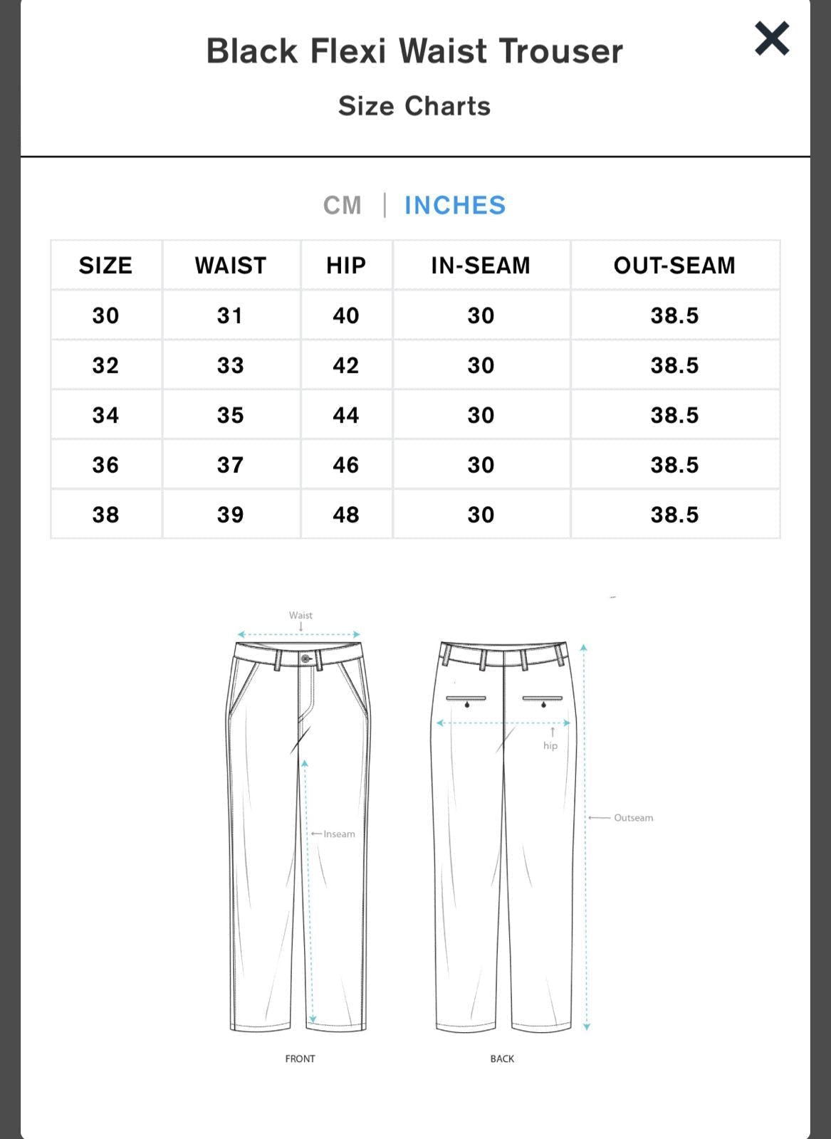 Brown Polo Fit Flexi Waist Formal Pants