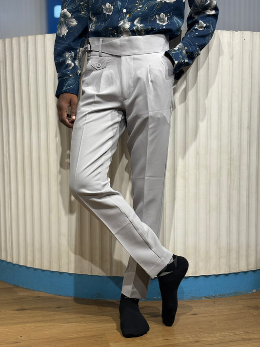 Light Grey Gurkha Pant
