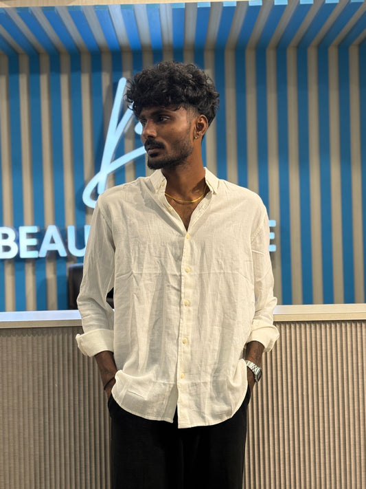 White Linen Shirt