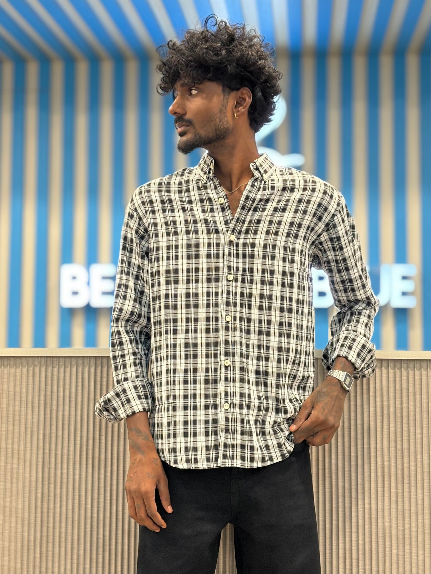 Black Flannel Shirt