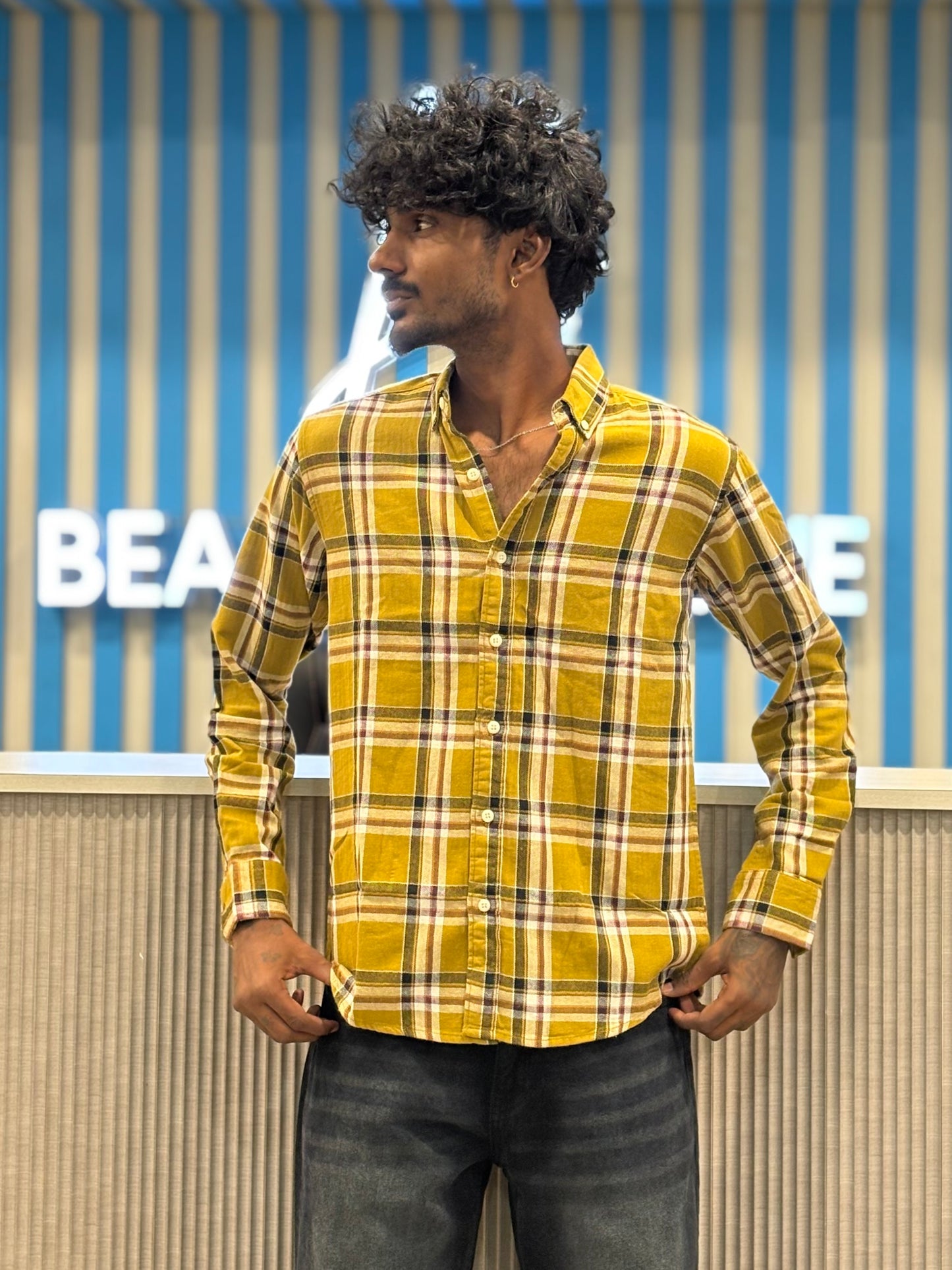 Yellow Flannel Shirt
