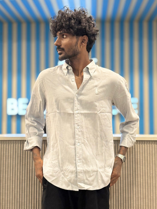 Grey Linen Shirt