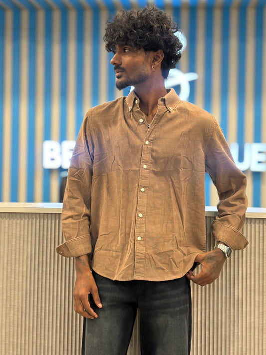 Brown Corduroy Shirt