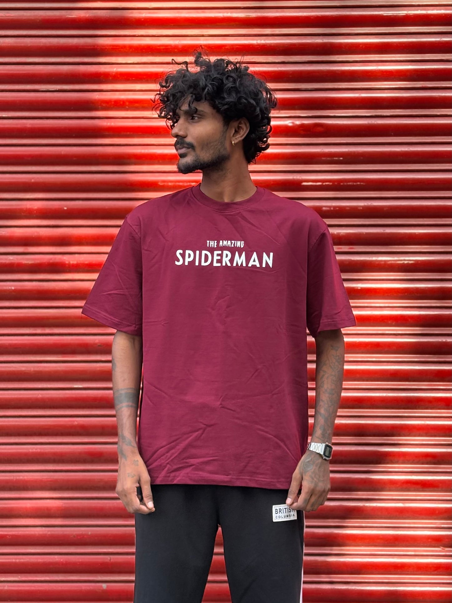 Maroon Oversized Tshirt