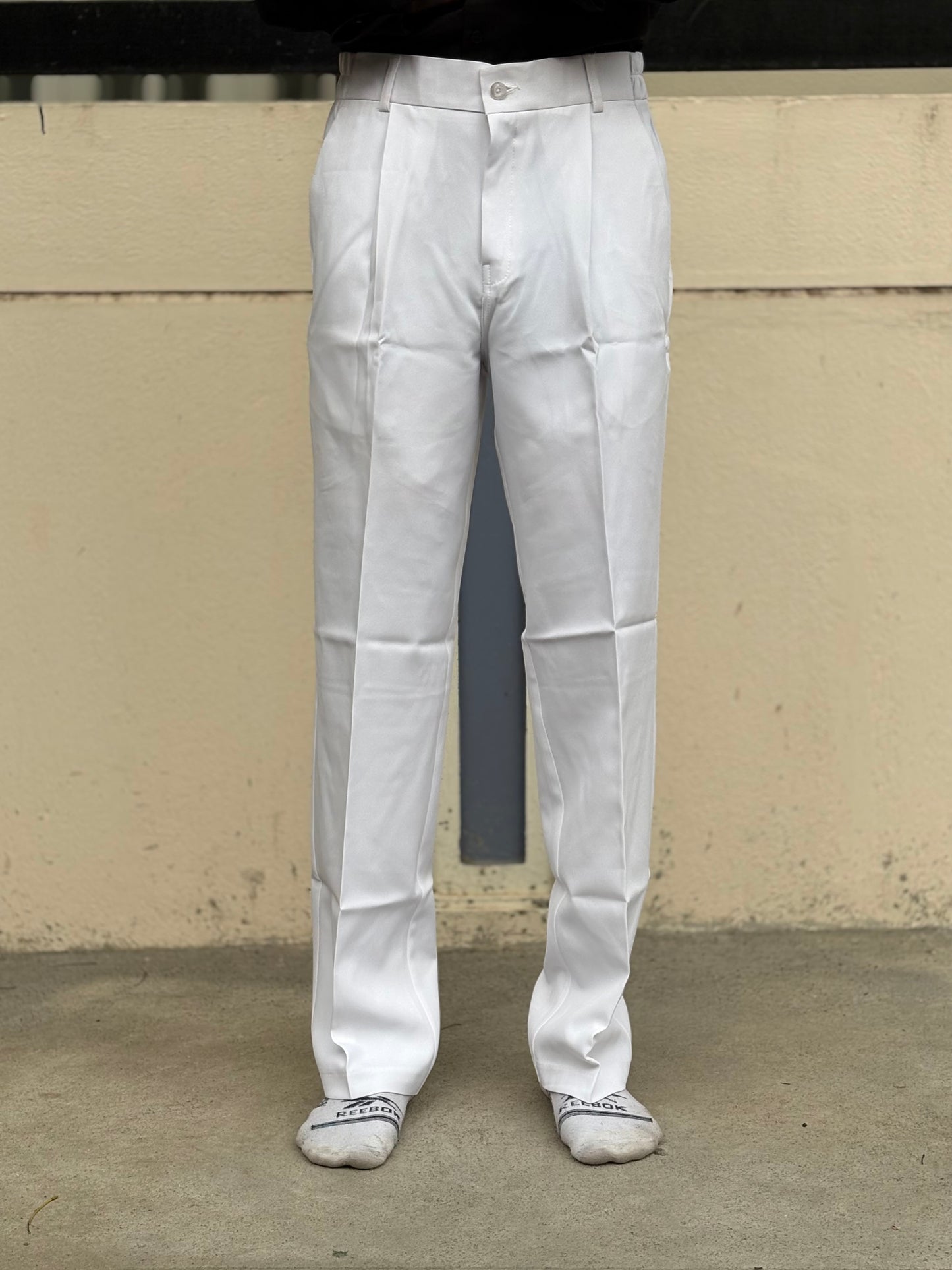 White Korean Pants