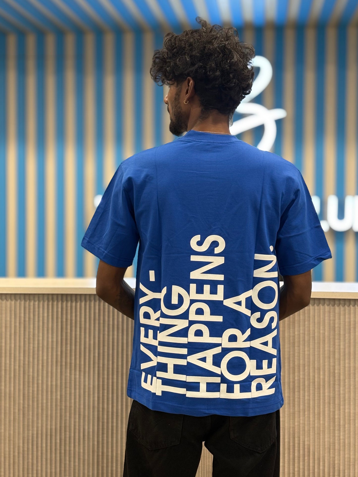Blue Oversized Tshirt