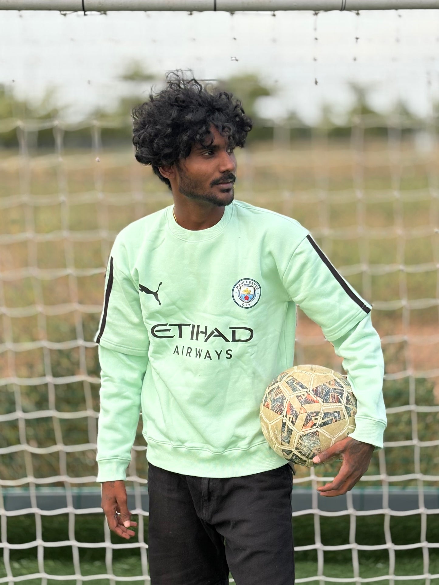 Manchester City Vintage Jersey Doctor Sleeve Sweatshirt