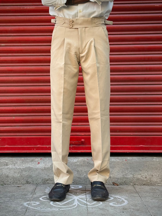 Beige Gurkha Pant