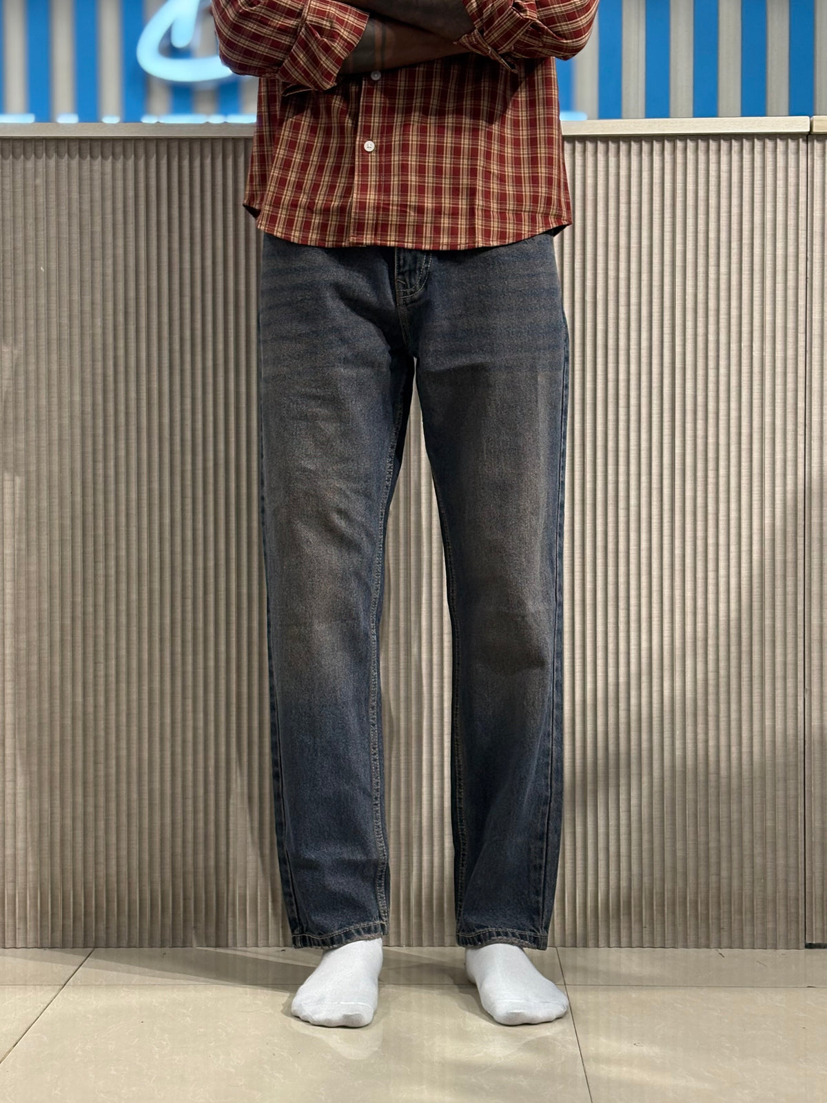 Blue Vintage Mom Fit Jeans