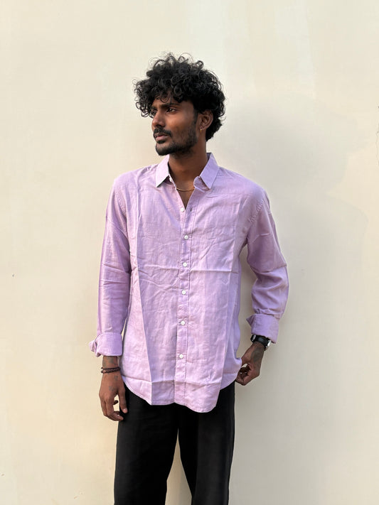 Lavender Linen Shirt