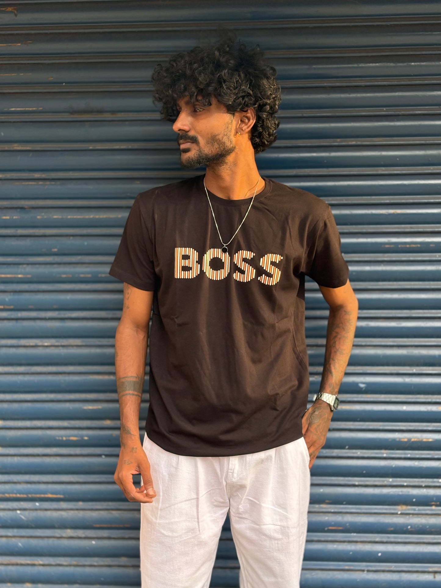 Black Half Sleeve T-shirt